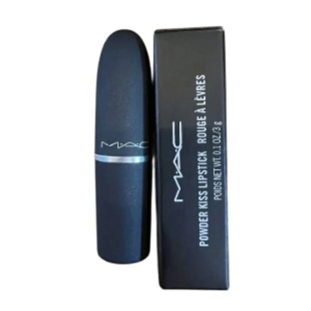 MAC Powder Kiss Lipstick Werk Werk Werk 922 Cool Red Matte Finish New In Box